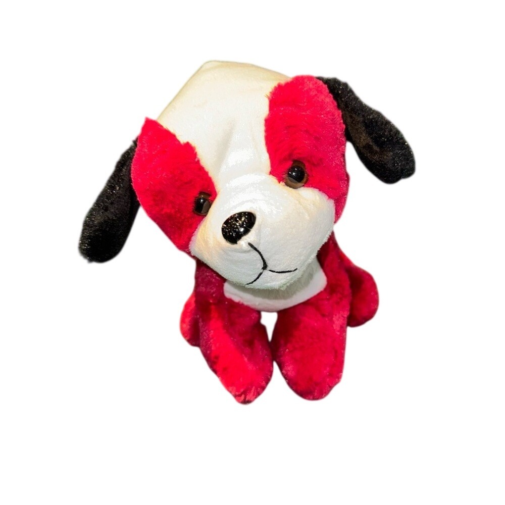 Just Play Saint Bernard Red White 12" Plush Dog Stuffed Animal Toy PO2097